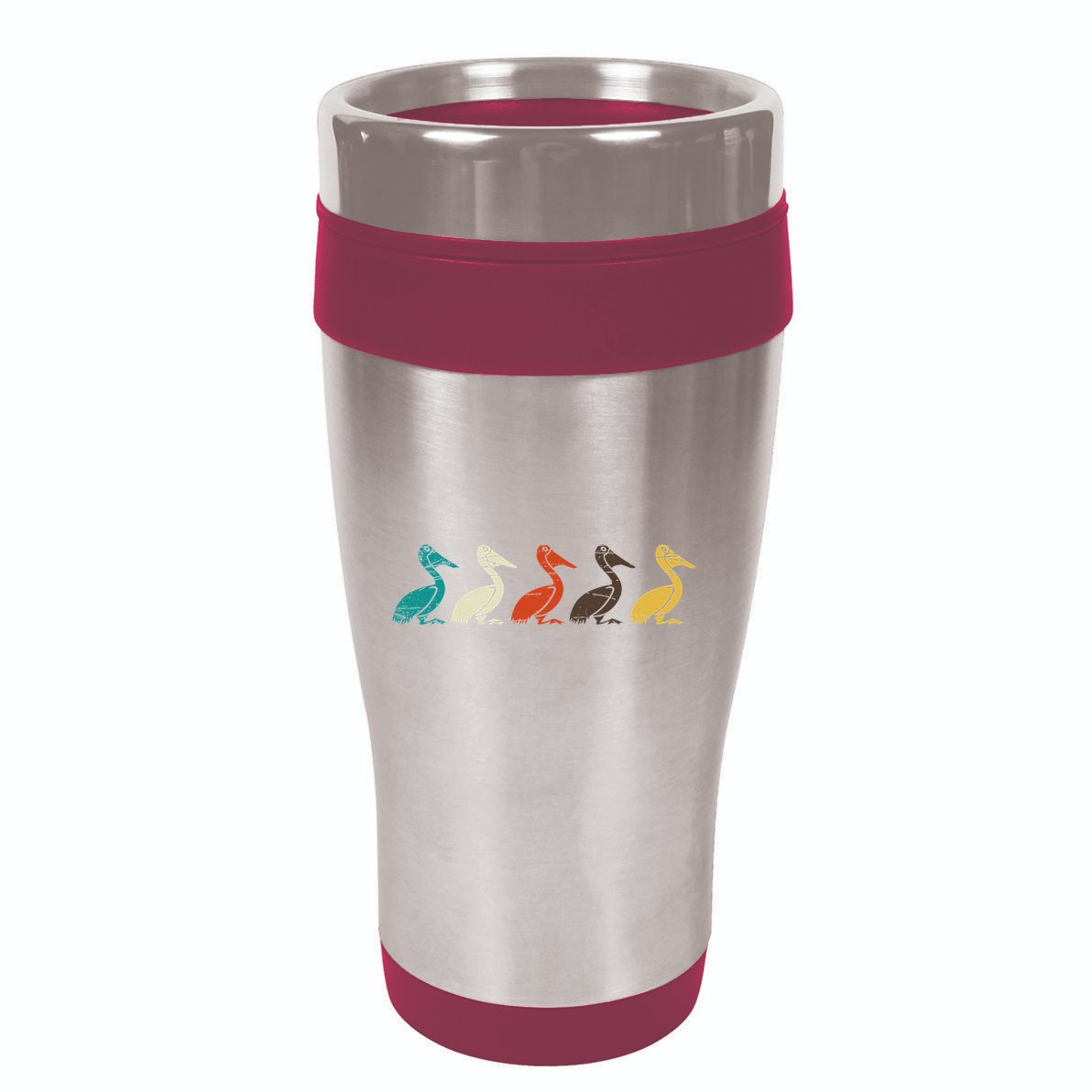 Pelican Water Bird Ornithology Tropical Pelican Gift Pelican 16oz Travel Tumbler