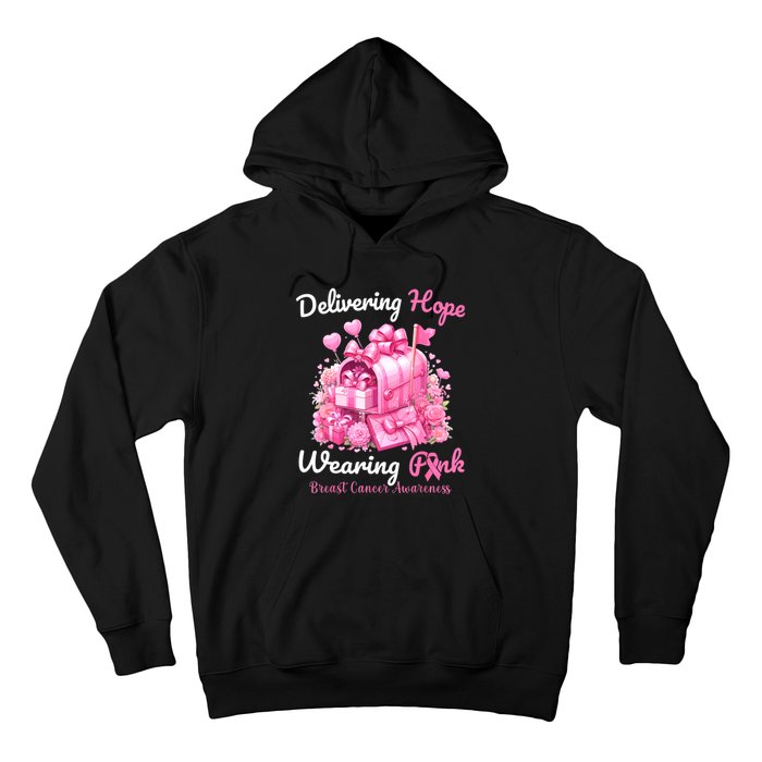 Postal Worker Breast Cancer Awareness October We Wear Hoodie