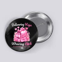 Postal Worker Breast Cancer Awareness October We Wear Button