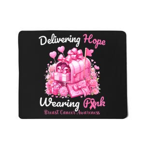 Postal Worker Breast Cancer Awareness October We Wear Mousepad