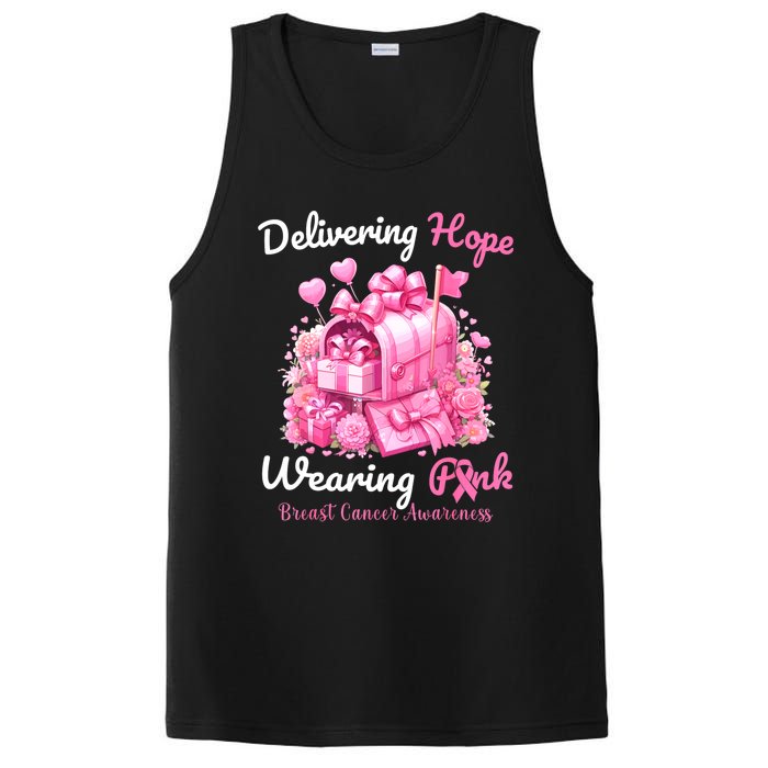 Postal Worker Breast Cancer Awareness October We Wear PosiCharge Competitor Tank