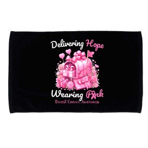 Postal Worker Breast Cancer Awareness October We Wear Microfiber Hand Towel