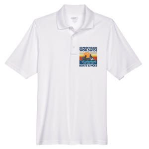 Prestige Worldwide Boats And Hoes Men's Origin Performance Pique Polo