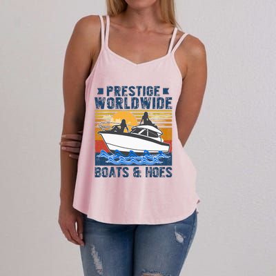 Prestige Worldwide Boats And Hoes Vintage Women's Strappy Tank