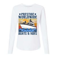 Prestige Worldwide Boats And Hoes Vintage Womens Cotton Relaxed Long Sleeve T-Shirt