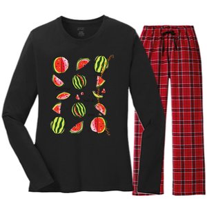 Palestine Will Be Free Palestine Women's Long Sleeve Flannel Pajama Set 