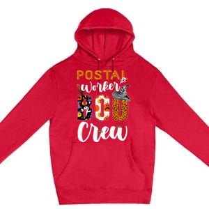 Postal Worker Boo Crew Funny Halloween Technician Matching Premium Pullover Hoodie