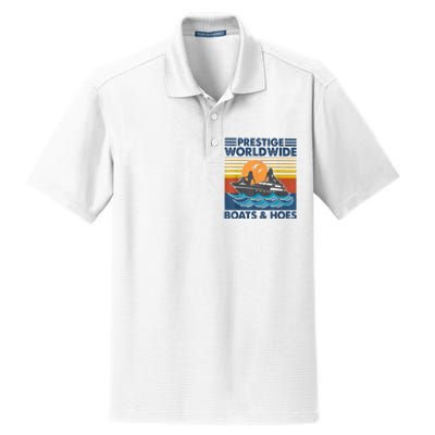 Prestige Worldwide Boats And Hoes Retro Vintage Dry Zone Grid Polo