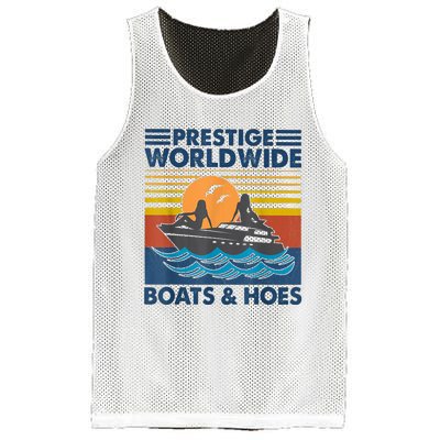 Prestige Worldwide Boats And Hoes Retro Vintage Mesh Reversible Basketball Jersey Tank