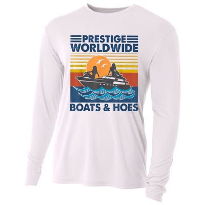 Prestige Worldwide Boats And Hoes Retro Vintage Cooling Performance Long Sleeve Crew