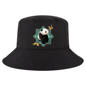 Panda With Butterflies Cool Comfort Performance Bucket Hat