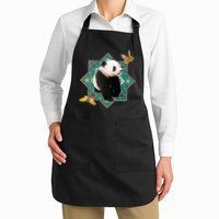 Panda With Butterflies Apron