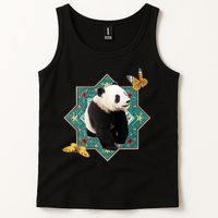 Panda With Butterflies Tank Top