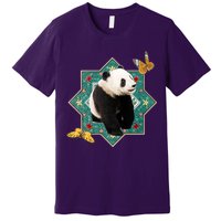 Panda With Butterflies Premium T-Shirt