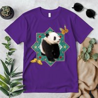 Panda With Butterflies Premium T-Shirt