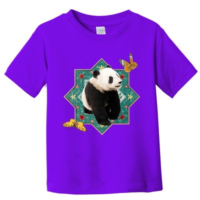 Panda With Butterflies Toddler T-Shirt