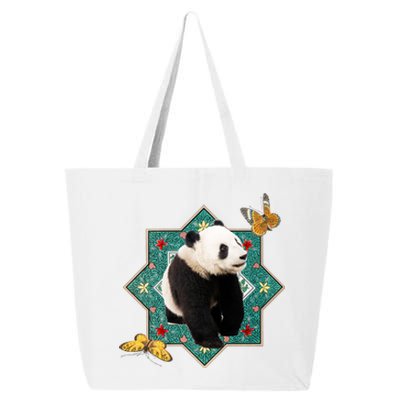 Panda With Butterflies 25L Jumbo Tote