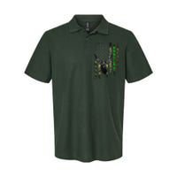 Patriotic Whitetail Buck Deer Hunting American Camouflage Softstyle Adult Sport Polo