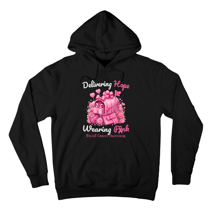 Postal Worker Breast Cancer Awareness Hoodie