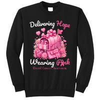 Postal Worker Breast Cancer Awareness Tall Sweatshirt