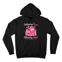 Postal Worker Breast Cancer Awareness Tall Hoodie