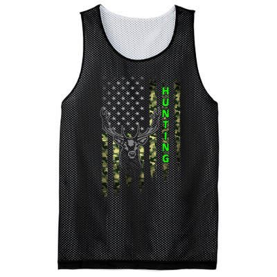 Patriotic Whitetail Buck Deer Hunting American Camouflage Mesh Reversible Basketball Jersey Tank