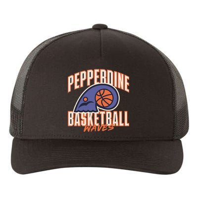 Pepperdine Waves Basketball Yupoong Adult 5-Panel Trucker Hat