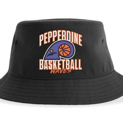 Pepperdine Waves Basketball Sustainable Bucket Hat