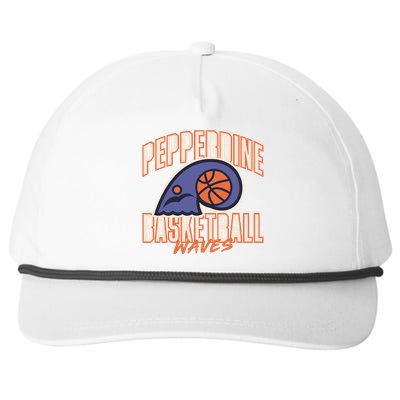 Pepperdine Waves Basketball Snapback Five-Panel Rope Hat