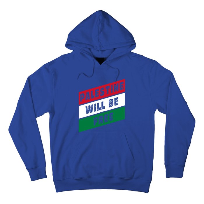 Palestine Will Be Free Fist Of Justice And Freedom Gift Hoodie