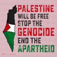 Palestine Will Be Free Stop The Genocide End The Apartheid 25L Jumbo Tote