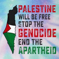 Palestine Will Be Free Stop The Genocide End The Apartheid Legacy Tie Dye Trucker Hat