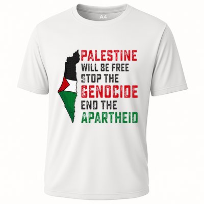 Palestine Will Be Free Stop The Genocide End The Apartheid Performance Shirt
