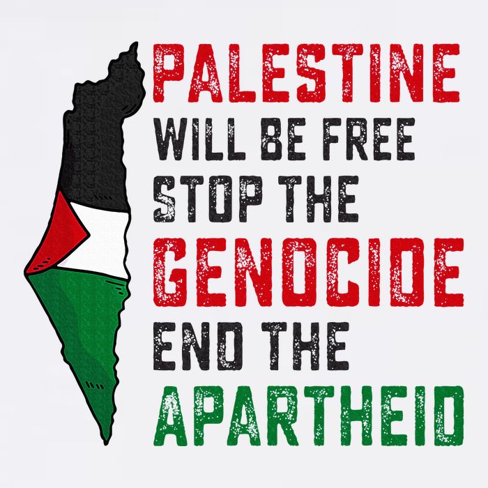 Palestine Will Be Free Stop The Genocide End The Apartheid Sustainable Bucket Hat