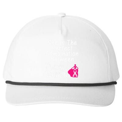 Princess Warrior Breast Cancer Survivor Gift Snapback Five-Panel Rope Hat