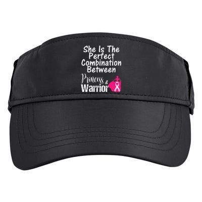 Princess Warrior Breast Cancer Survivor Gift Adult Drive Performance Visor