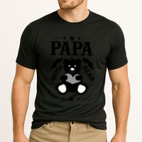 Papa With Bear Gift Cooling Performance Crew T-Shirt