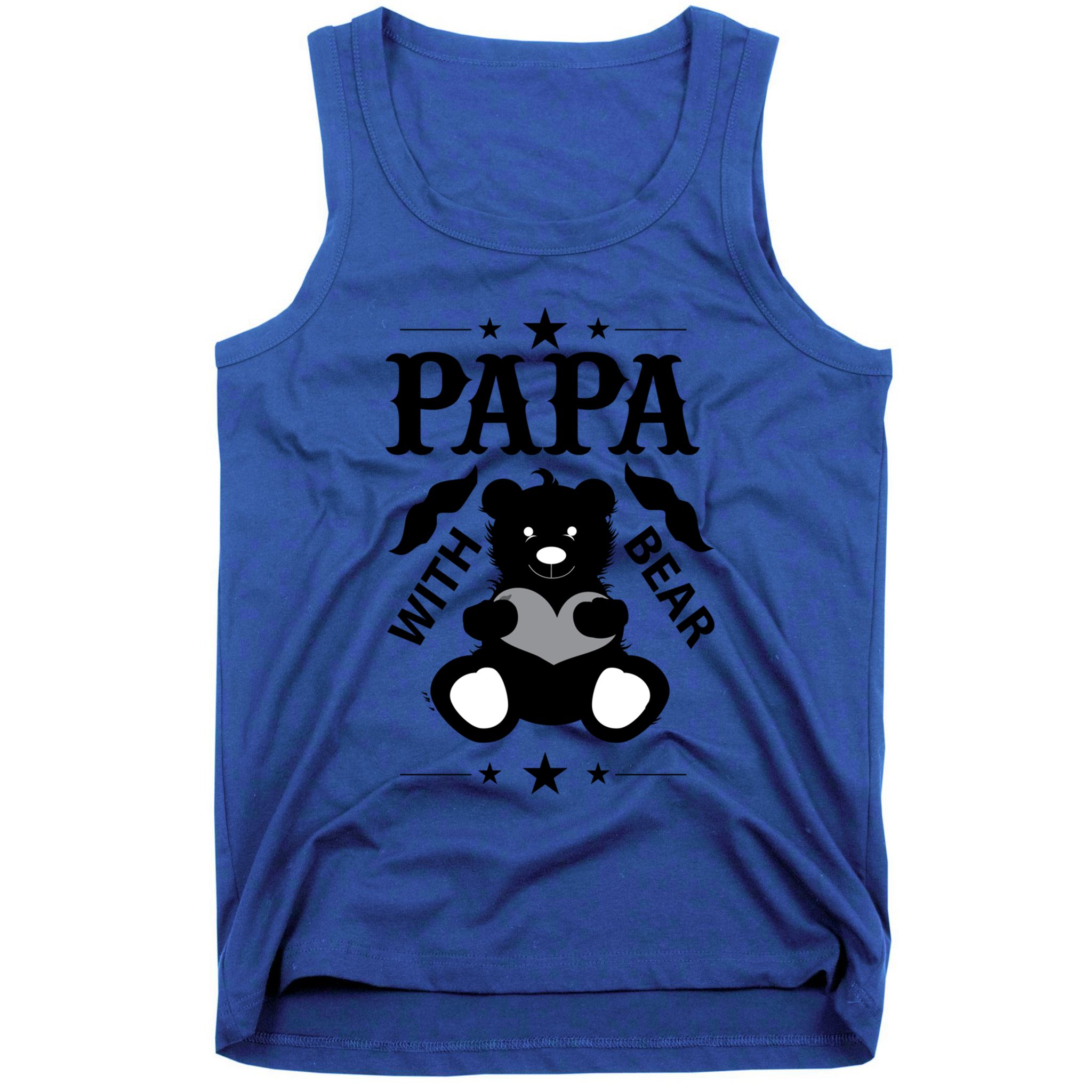 Papa With Bear Gift Tank Top