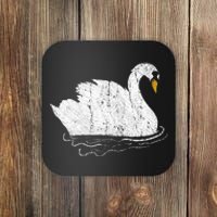 Pretty Wildlife Bird Beautiful Animal Lake Swan Coaster