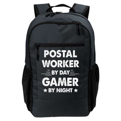 Postal Worker By Day Gamer By Night Great Gift Daily Commute Backpack