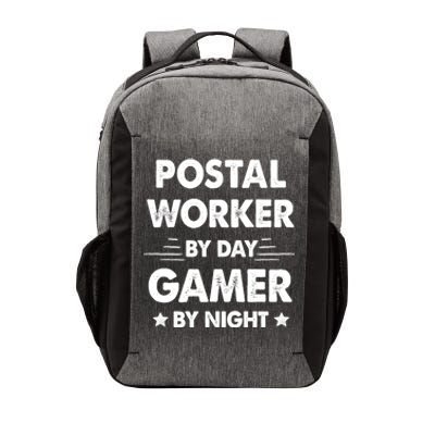 Postal Worker By Day Gamer By Night Great Gift Vector Backpack