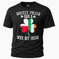 Polish Wee Bit Irish Poland Funny St Patricks Day Performance Shirt