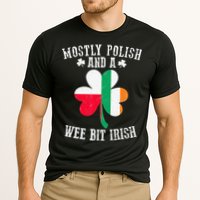 Polish Wee Bit Irish Poland Funny St Patricks Day Performance Shirt