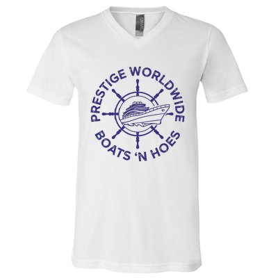 Prestige Worldwide Boats 'N Hoes V-Neck T-Shirt