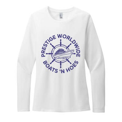 Prestige Worldwide Boats 'N Hoes Womens CVC Long Sleeve Shirt