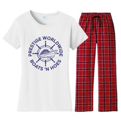 Prestige Worldwide Boats 'N Hoes Women's Flannel Pajama Set