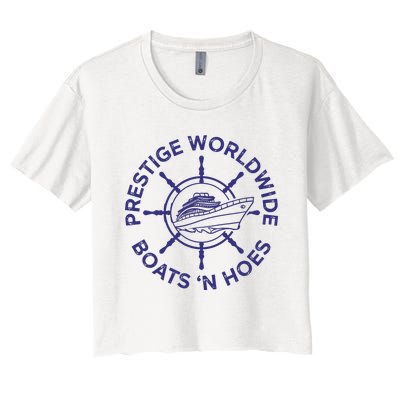 Prestige Worldwide Boats 'N Hoes Women's Crop Top Tee