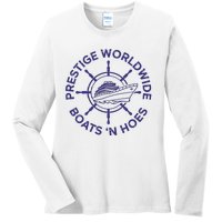 Prestige Worldwide Boats 'N Hoes Ladies Long Sleeve Shirt