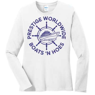 Prestige Worldwide Boats 'N Hoes Ladies Long Sleeve Shirt