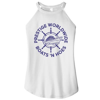 Prestige Worldwide Boats 'N Hoes Women's Perfect Tri Rocker Tank